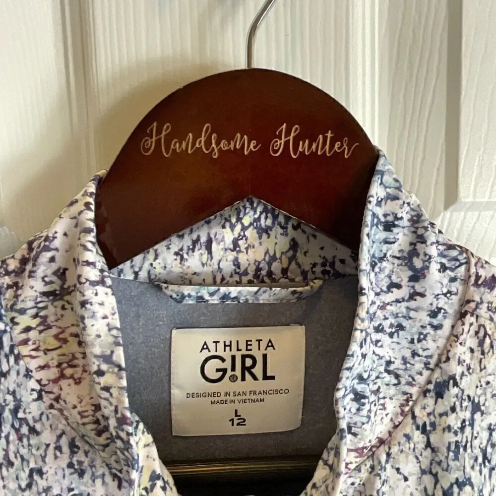 Athleta Girls Ice Storm Size L 12  Full Zip Multicolor Jacket Spring Active U2